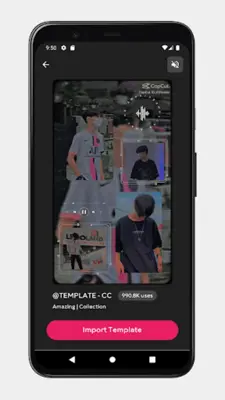 Template For CapCut android App screenshot 1