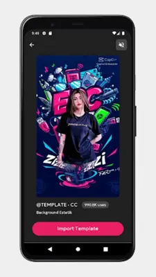 Template For CapCut android App screenshot 2